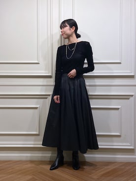 「アパートバイローリーズ」｜miiさん（レディース・172cm）の秋コーディネート