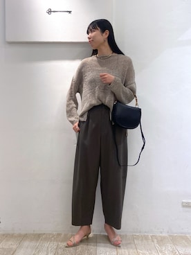 「アパートバイローリーズ」｜「アイテム（アクセサリー）」を使った、miiさん（レディース・172cm）の春コーディネート