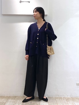「アパートバイローリーズ」｜「アイテム（パンツ）」を使った、miiさん（レディース・172cm）の春コーディネート