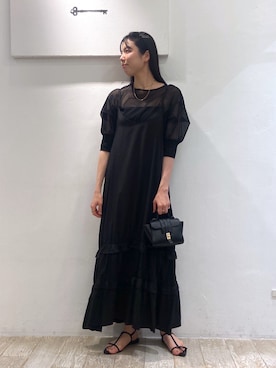 「アパートバイローリーズ」｜miiさん（レディース・172cm）の夏コーディネート