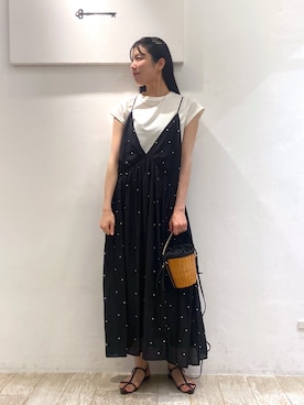 「アパートバイローリーズ」｜miiさん（レディース・172cm）の夏コーディネート