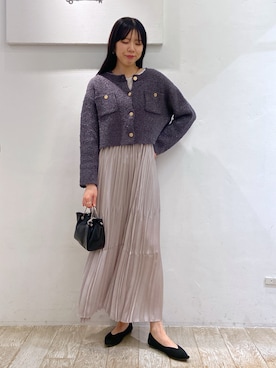 「アパートバイローリーズ」｜「アイテム（ワンピース/ドレス）」を使った、miiさん（レディース・172cm）の冬コーディネート