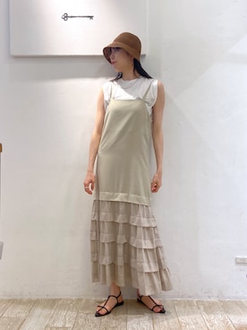 「アパートバイローリーズ」｜miiさん（レディース・172cm）の夏コーディネート