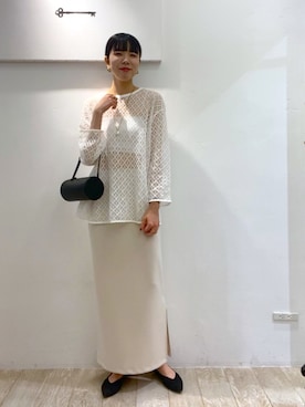 「アパートバイローリーズ」｜「アイテム（キャミソール）」を使った、miiさん（レディース・172cm）の夏コーディネート