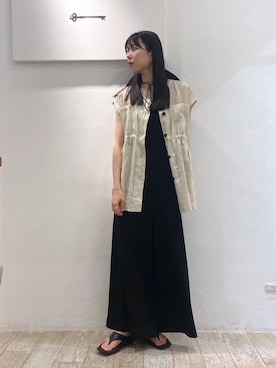 「アパートバイローリーズ」｜miiさん（レディース・172cm）の夏コーディネート