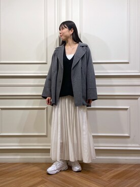 「A part by（アパートバイ）のアイテム（その他アウター）」を使った、miiさん（レディース・172cm）の秋コーディネート