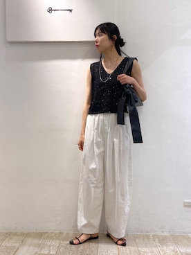 「アパートバイローリーズ」｜miiさん（レディース・172cm）の夏コーディネート