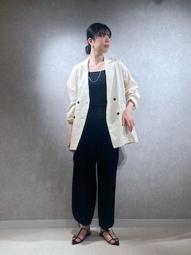 「アパートバイローリーズ」｜「アイテム（パンツ）」を使った、miiさん（レディース・172cm）の春コーディネート