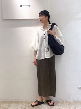 「アパートバイローリーズ」｜miiさん（レディース・172cm）の夏コーディネート