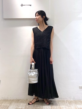 「アパートバイローリーズ」｜miiさん（レディース・172cm）の夏コーディネート