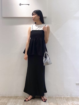 「アパートバイローリーズ」｜miiさん（レディース・172cm）の夏コーディネート