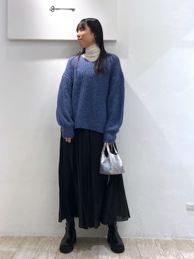 「アパートバイローリーズ」｜「アイテム（アクセサリー）」を使った、miiさん（レディース・172cm）の冬コーディネート
