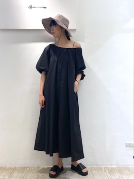 「アパートバイローリーズ」｜「アイテム（帽子）」を使った、miiさん（レディース・172cm）の夏コーディネート