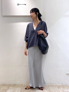 「アパートバイローリーズ」｜miiさん（レディース・172cm）の夏コーディネート
