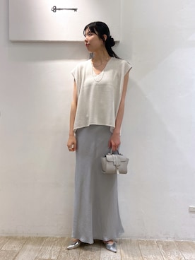 「アパートバイローリーズ」｜miiさん（レディース・172cm）の夏コーディネート