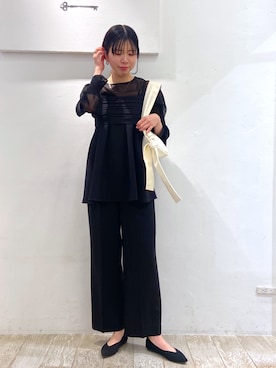 「アパートバイローリーズ」｜「アイテム（パンツ）」を使った、miiさん（レディース・172cm）の春コーディネート