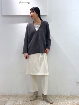 「アパートバイローリーズ」｜「アイテム（ブーツ）」を使った、miiさん（レディース・172cm）の秋コーディネート