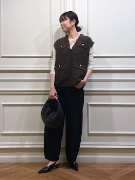 「アパートバイローリーズ」｜miiさん（レディース・172cm）の秋コーディネート
