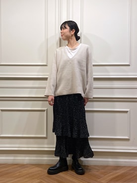 「アパートバイローリーズ」｜miiさん（レディース・172cm）の秋コーディネート
