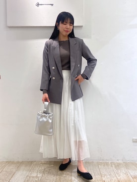 「アパートバイローリーズ」｜「アイテム（ジャケット/アウター）」を使った、miiさん（レディース・172cm）の冬コーディネート