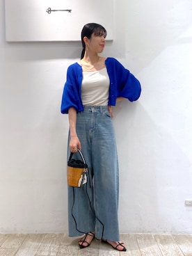 「アパートバイローリーズ」｜「アイテム（パンツ）」を使った、miiさん（レディース・172cm）の春コーディネート