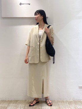 「アパートバイローリーズ」｜「アイテム（シューズ）」を使った、miiさん（レディース・172cm）の春コーディネート