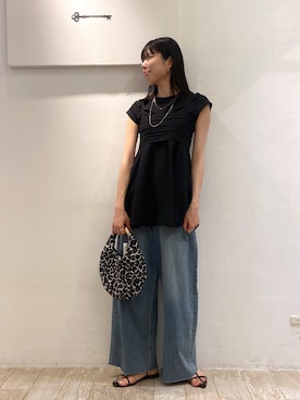 「アパートバイローリーズ」｜miiさん（レディース・172cm）の夏コーディネート