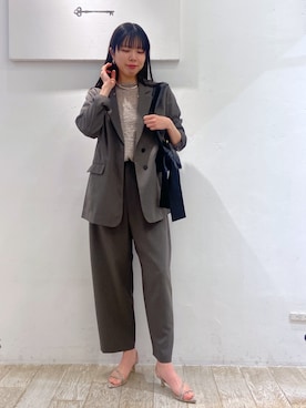 「アパートバイローリーズ」｜「アイテム（アクセサリー）」を使った、miiさん（レディース・172cm）の春コーディネート