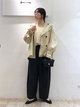 「アパートバイローリーズ」｜「アイテム（パンツ）」を使った、miiさん（レディース・172cm）の冬コーディネート