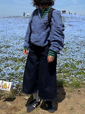 「ORCIVAL（オーシバル）のアイテム」を使った、みにまむさん（レディース・150cm）の春コーディネート