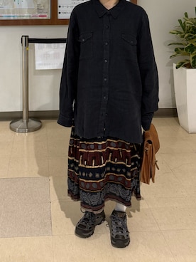 「アイテム（スニーカー、グレー系）」を使った、みにまむさん（レディース・150cm）の夏コーディネート