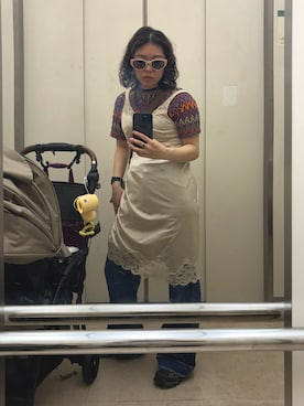 「MERRELL（メレル）のアイテム」を使った、みにまむさん（レディース・150cm）の夏コーディネート