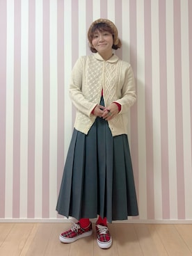 「アイテム（その他小物）」を使った、まなをさん（レディース・153cm）の秋コーディネート