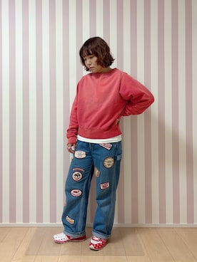 「FRAMeWORK（フレームワーク）のアイテム（トップス）」を使った、まなをさん（レディース・153cm）の冬コーディネート