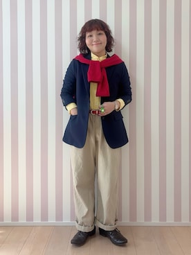 「ORCIVAL（オーシバル）のアイテム」を使った、まなをさん（レディース・153cm）の冬コーディネート