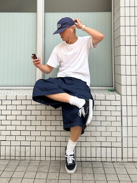 「VANS（バンズ）のアイテム」を使った、こうきさん（メンズ・168cm）の夏コーディネート