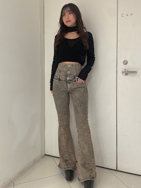 「155㎝コーデ」｜「アイテム（ブーツ）」を使った、arisaさん（レディース・155cm）の夏コーディネート