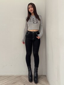 試着のみ♡美品♡Gyda♡ジェイダ♡2wayニット♡セクシー 2WAY ラインニット TOPS[品番：MKSW0041810]｜GYDA（ジェイダ