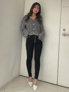 「155㎝コーデ」｜「アイテム（パンプス）」を使った、arisaさん（レディース・155cm）の夏コーディネート