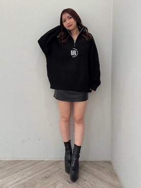 arisaさん（レディース・155cm）の冬コーディネート