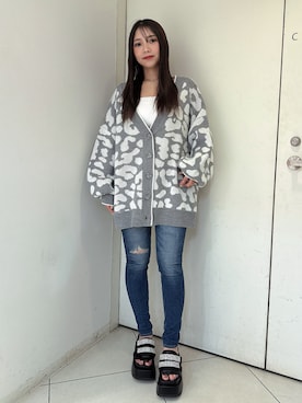 「GYDA（ジェイダ）のアイテム」を使った、arisaさん（レディース・155cm）の春コーディネート