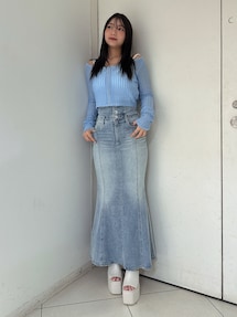 GYDA　ラメシアーオフショルショートニットカーディガン　0725428334 ラメシアーオフショルショートニットカーディガン[品番