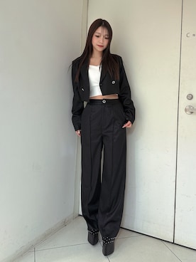 arisaさん（レディース・155cm）の冬コーディネート