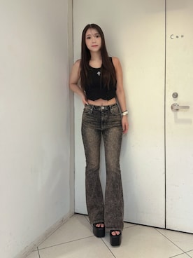 arisaさん（レディース・155cm）の夏コーディネート
