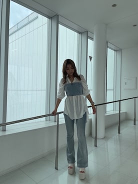 arisaさん（レディース・155cm）の夏コーディネート