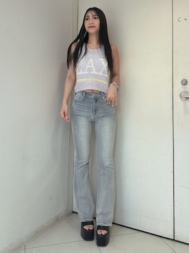 arisaさん（レディース・155cm）の春コーディネート