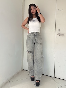 「155㎝コーデ」｜arisaさん（レディース・155cm）の夏コーディネート