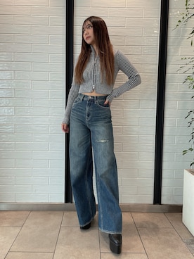「155㎝コーデ」｜「アイテム（ブーツ）」を使った、arisaさん（レディース・155cm）の秋コーディネート