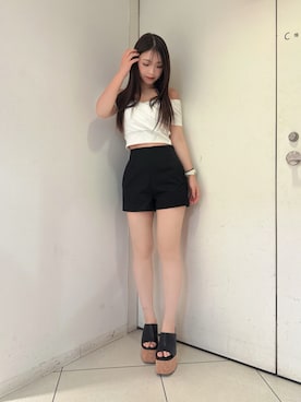 arisaさん（レディース・155cm）の夏コーディネート