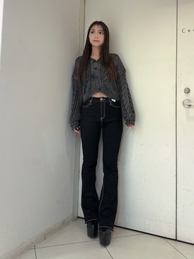 「GYDA（ジェイダ）のアイテム」を使った、arisaさん（レディース・155cm）の夏コーディネート